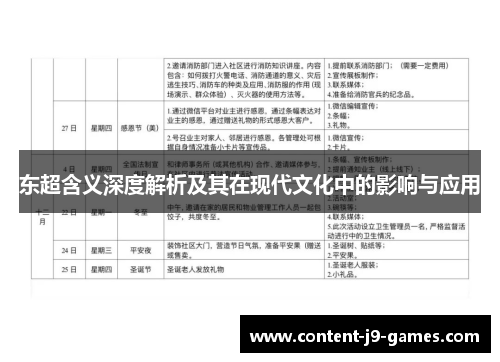 东超含义深度解析及其在现代文化中的影响与应用